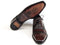 Paul Parkman (FREE Shipping) Men's Captoe Oxfords Bordeaux & Brown Hand-Painted (ID
