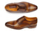 Paul Parkman (FREE Shipping) Men's Captoe Oxfords Brown Leather (ID#074-CML)-'--JadeMoghul Inc.
