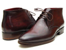Paul Parkman (FREE Shipping) Men's Chukka Boots Brown & Bordeaux (ID
