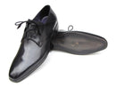 Paul Parkman (FREE Shipping) Men's Ghillie Lacing Plain Toe Black Shoes (ID