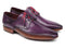 Paul Parkman (FREE Shipping) Men's Ghillie Lacing Side Handsewn Dress Shoes - Purple Leather Upper and Leather Sole (ID#022-PURP)-'--JadeMoghul Inc.