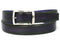Paul Parkman (FREE Shipping) Men's Leather Belt Dual Tone Green & Purple (ID#B01-GRN-PURP)-'--JadeMoghul Inc.