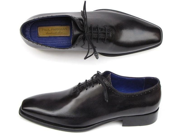 Paul Parkman (FREE Shipping) Men's Plain Toe Oxfords Whole-cut Black (ID#025-BLK)-'--JadeMoghul Inc.