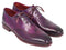 Paul Parkman (FREE Shipping) Men's Purple Wingtip Oxfords (ID
