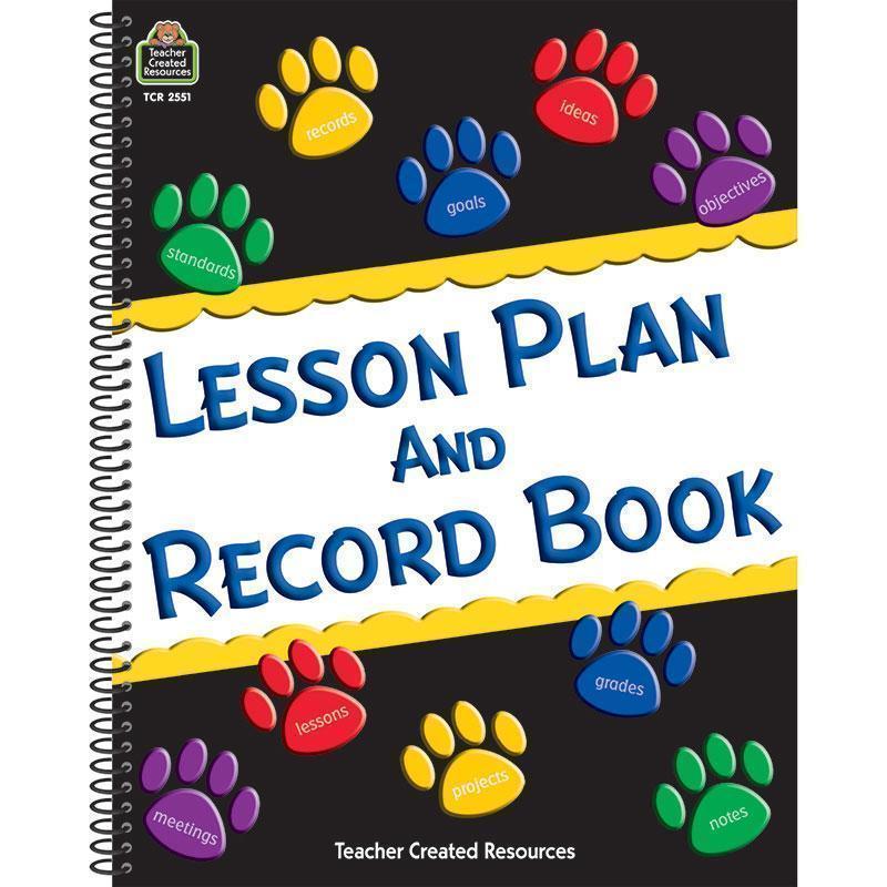 PAW PRINTS LESSON PLAN AND RECORD-Learning Materials-JadeMoghul Inc.