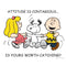 PEANUTS ATTITUDE 17X22 POSTER-Learning Materials-JadeMoghul Inc.
