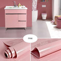 Pearl White DIY Decorative Film PVC Self adhesive Wall paper Furniture Renovation Stickers Kitchen Cabinet Waterproof Wallpaper JadeMoghul Inc. 