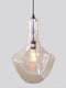 Pendant Lights Glass Pendant Light - Laarni 1-light Adjustable Cord Glass Edison Pendant with Bulb HomeRoots