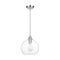 Pendant Lights Glass Pendant Light - Latoya 1-light Clear Glass 8-inch Edison Pendant with Bulb HomeRoots
