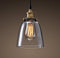 Pendant Lights Glass Pendant Light - Lilith Adjustable Cord 6-inch Pendant Light HomeRoots