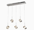 Pendant Lights Pendant Lighting - Firefly Floating Crystal 5-light Dangling Pendant HomeRoots