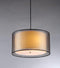 Pendant Lights Pendant Lighting - Jonah 3-light Double Drum Shade Pendant HomeRoots