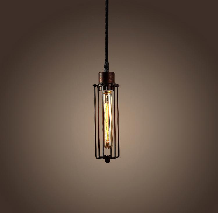 Pendant Lights Pendant Lighting - Lorelei 1-light Adjustable Height Antique Edison Pendant with Bulb HomeRoots