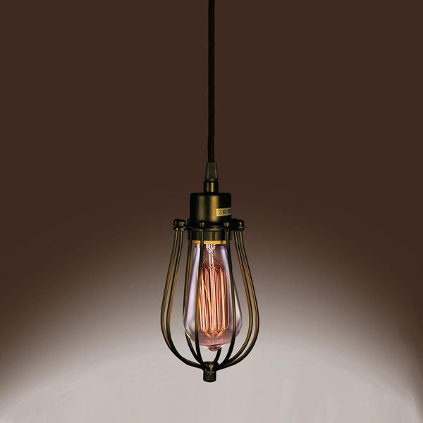 Pendant Lights Pendant Lighting - Priscilla Single-light Edison Pendant with Bulb HomeRoots