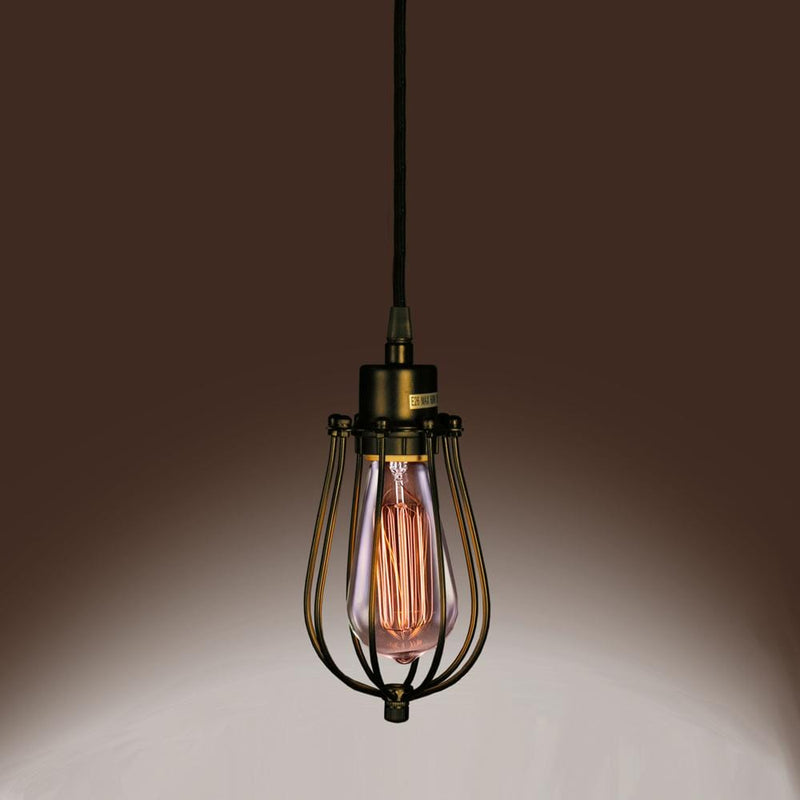 Pendant Lights Pendant Lighting - Priscilla Single-light Edison Pendant with Bulb HomeRoots