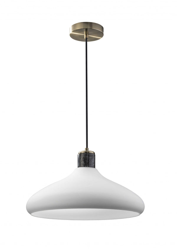 Pendant Lights Rustic Pendant Lighting - 15.75" X 15.75" X 5" Brass Glass Pendant HomeRoots