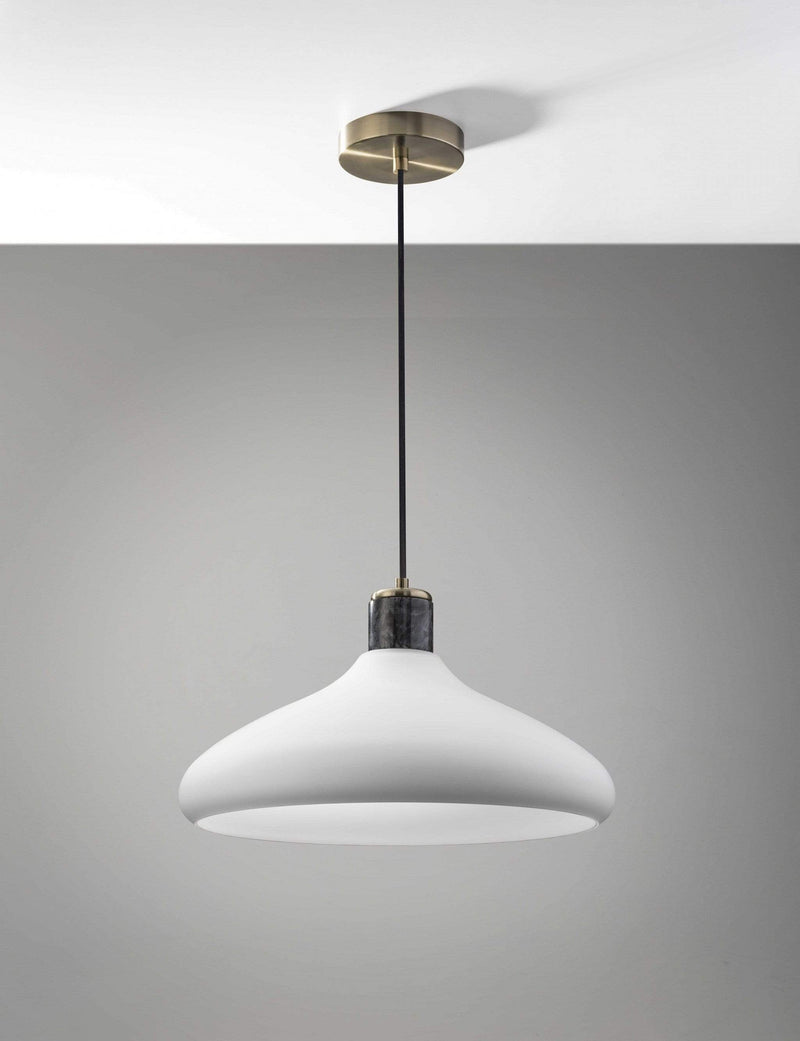 Pendant Lights Rustic Pendant Lighting - 15.75" X 15.75" X 5" Brass Glass Pendant HomeRoots