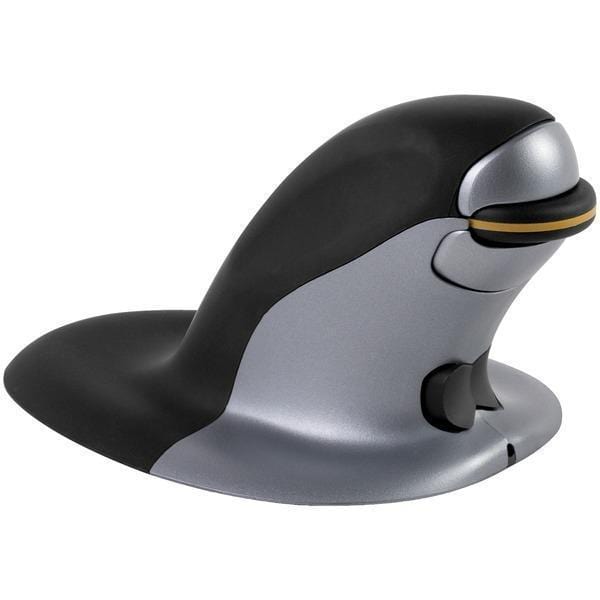Penguin Ambidextrous Vertical Mouse (Wireless)-Mice & Mouse Pads-JadeMoghul Inc.