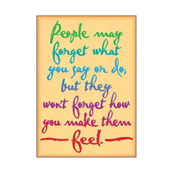 PEOPLE MAY FORGET WHAT YOU SAY-Learning Materials-JadeMoghul Inc.