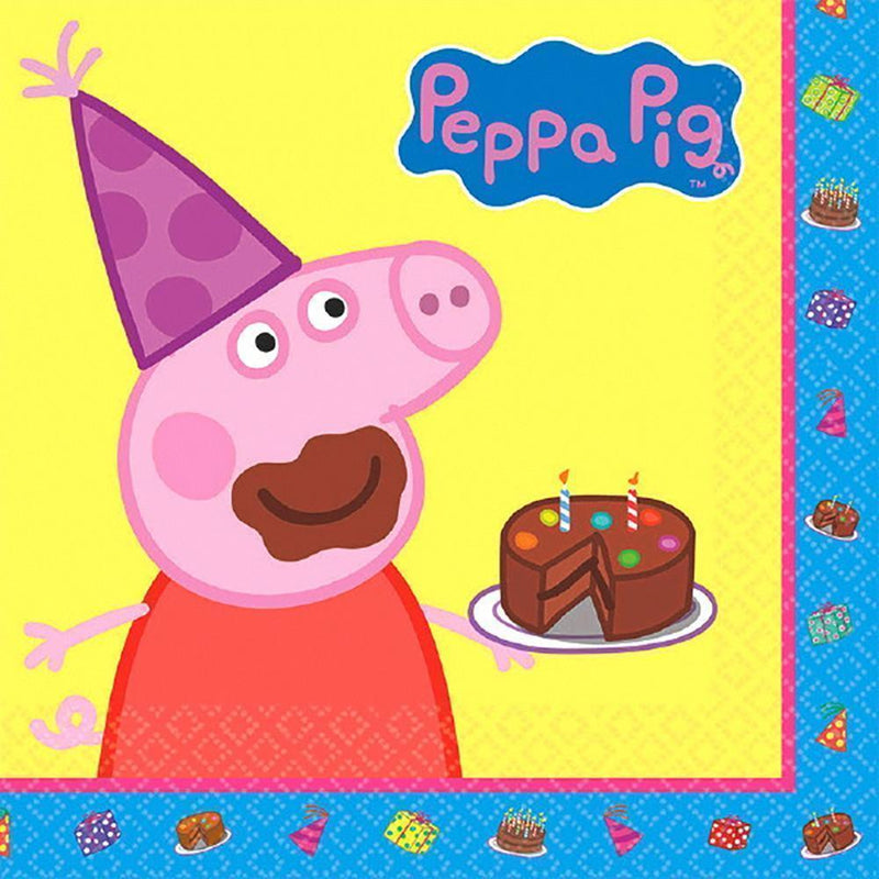 Peppa Pig Luncheon Napkins [16 in Package]-Toys-JadeMoghul Inc.