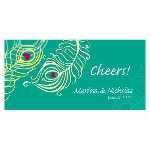 Perfect Peacock Small Ticket Indigo Blue (Pack of 120)-Reception Stationery-Mocha Mousse-JadeMoghul Inc.