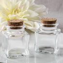 Perfectly Plain Collection square clear glass treat jar-Wedding Candy Buffet Accessories-JadeMoghul Inc.