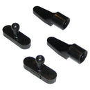 Perko Door Catches - Black Nylon - Pair [0559DP]-Latches-JadeMoghul Inc.