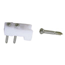 Perko Door Catches - White Nylon-Stainless - Pair [0554DP]-Latches-JadeMoghul Inc.