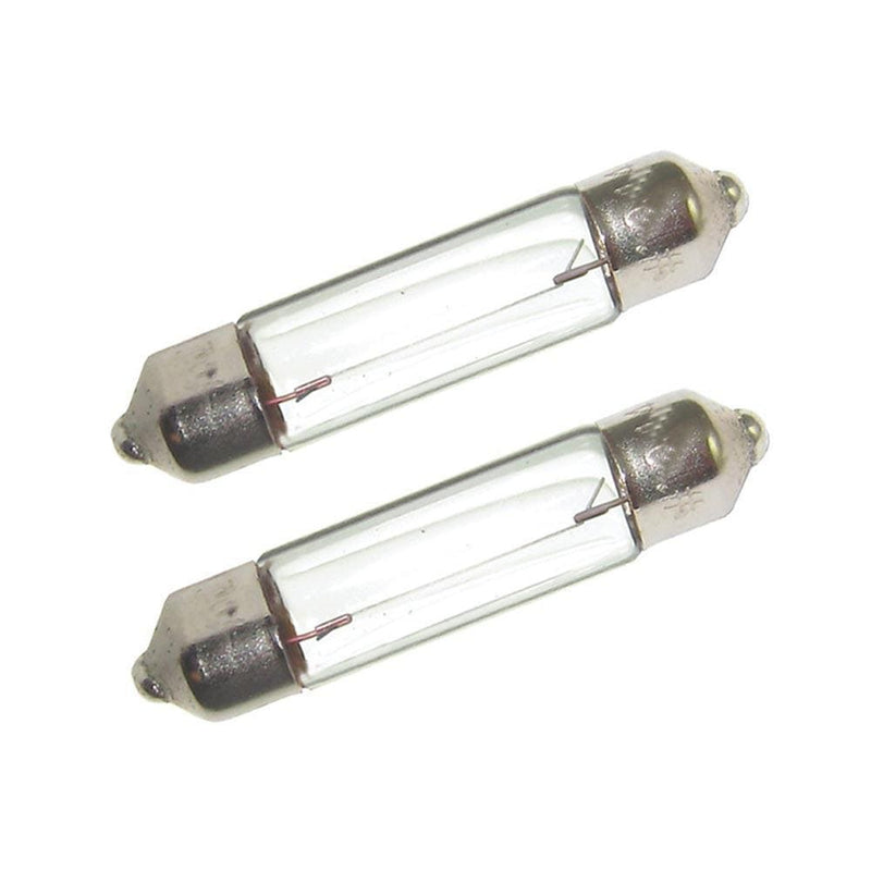 Perko Double Ended Festoon Bulbs - 24V, 10W, .40A - Pair [0072DP1CLR]-Bulbs-JadeMoghul Inc.