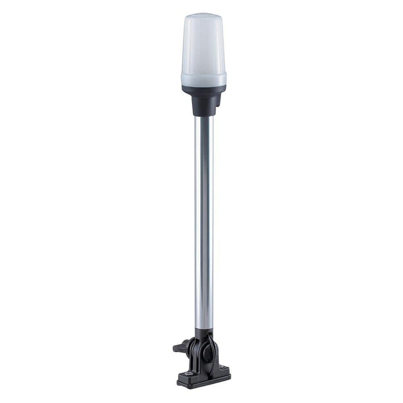 Perko Fold Down All-Round Pole Light - Vertical Mount - White [1137DP0CHR]-Navigation Lights-JadeMoghul Inc.