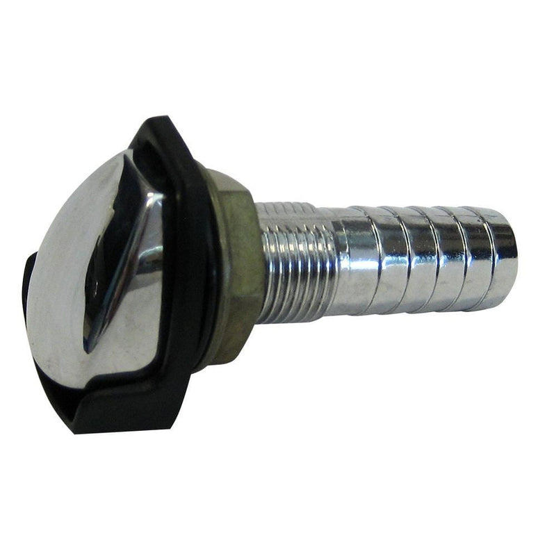 Perko Gas Tank Vent w-Splash Guard - Chrome Plated Zinc - " Hose [0506DP4CHR]-Fittings-JadeMoghul Inc.