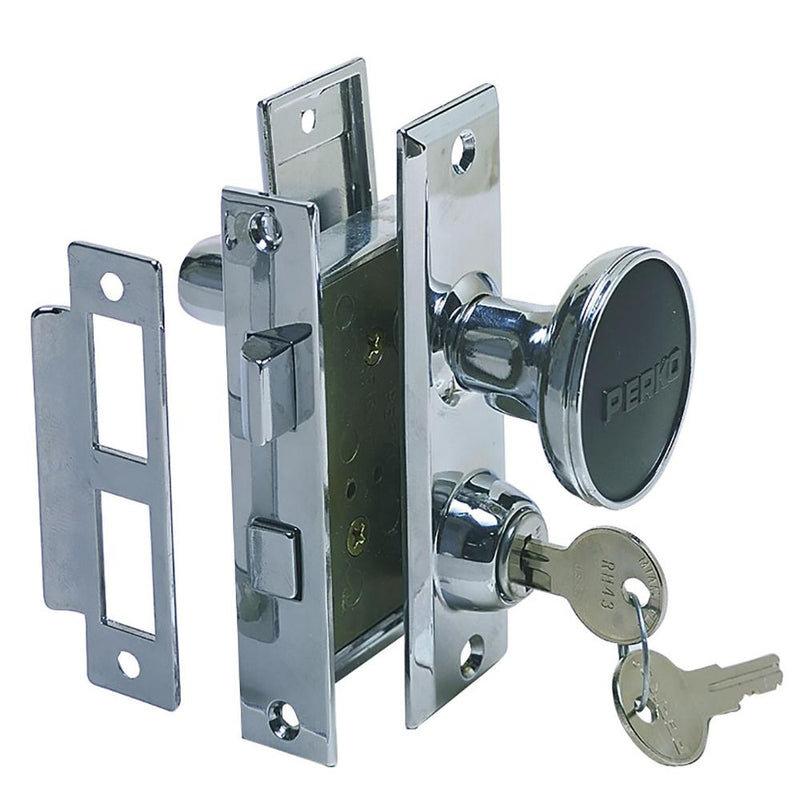 Perko Mortise Lock Set w-Bolt [0927DP0CHR]-Accessories-JadeMoghul Inc.