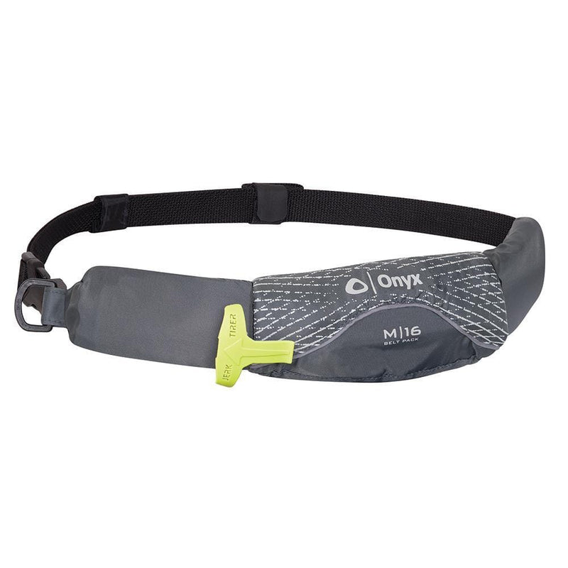 Personal Flotation Devices Onyx M-16 Manual Inflatable Belt Pack (PFD) - Grey [130900-701-004-19] Onyx Outdoor