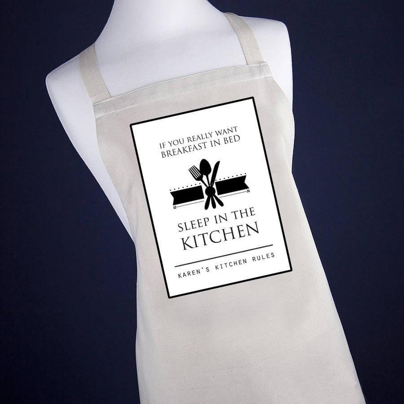 Personalized Aprons Breakfast in Bed Apron