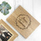 Personalized Couple Gifts Couples' Midi Oak Photo Cube Keepsake Box With Wreath Design