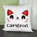 Personalised Pillow Cute Fox Eyes Cushion Cover