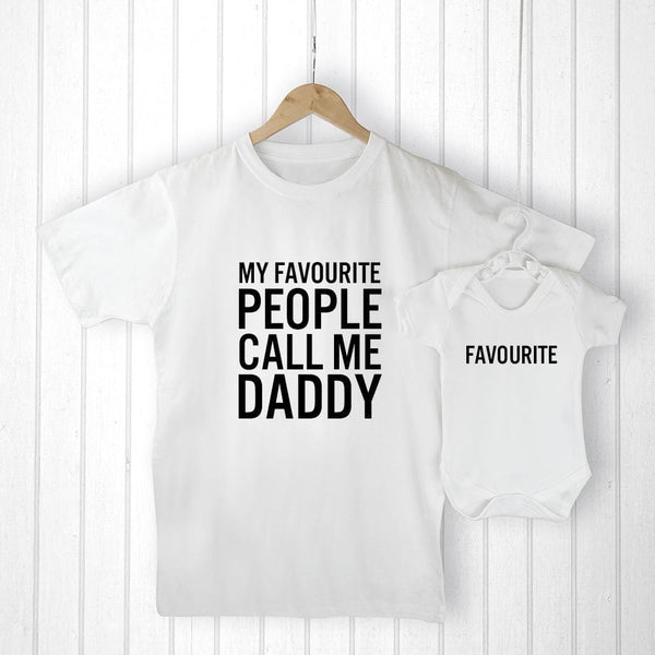 Personalized Gifts For Dad - Daddy and Me Favourite People Set