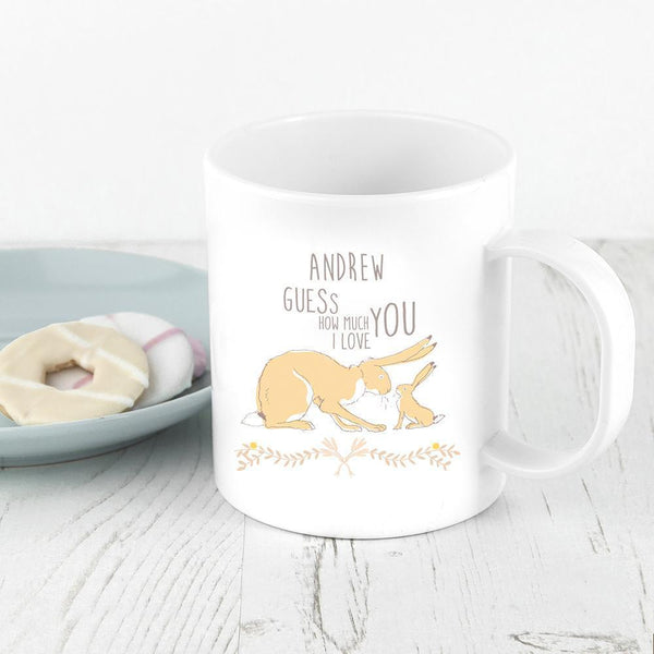 Personalised Mugs Guess How Much I Love You Unbreakable Mug