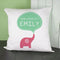 Personalised Pillow Hello Baby Elephant Cushion Cover