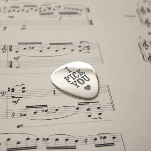 Personalised Gifts I Pick You Plectrum