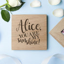 Personalized Photo Gifts My Sunshine Oak Photo Cube