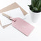 Personalized Luggage Tags Pastel Pink Foiled Leather Luggage Tag