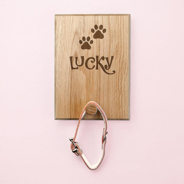 Personalized Couple Gifts Paw Print Peg Hook