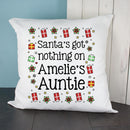 Personalised Pillow Santa's Got Nothing Cushion Cover