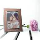 Personalized Picture FramesSmall Rose Gold Metal Photo Frame
