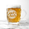 Personalized Glasses -  Statement Dimpled Beer Glass