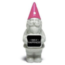 Personalised Sticker For Miniature Gnome Sign Silver (Pack of 1)-Wedding Favor Stationery-Black-JadeMoghul Inc.