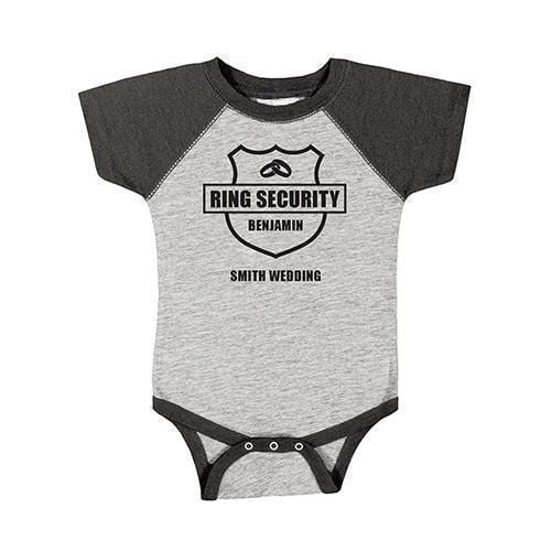 Personalized Baby Onesie - Ring Security 12 months (Pack of 1)-Personalized Gifts For Kids-JadeMoghul Inc.