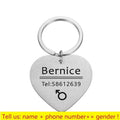 Personalized Cat Dog Pet ID Tag Keychain Engraved Pet ID Name for Cat Puppy Dog Collar Tag Pendant Keyring Bone Pet Accessories JadeMoghul Inc. 
