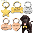 Personalized Cat Dog Pet ID Tag Keychain Engraved Pet ID Name for Cat Puppy Dog Collar Tag Pendant Keyring Bone Pet Accessories JadeMoghul Inc. 